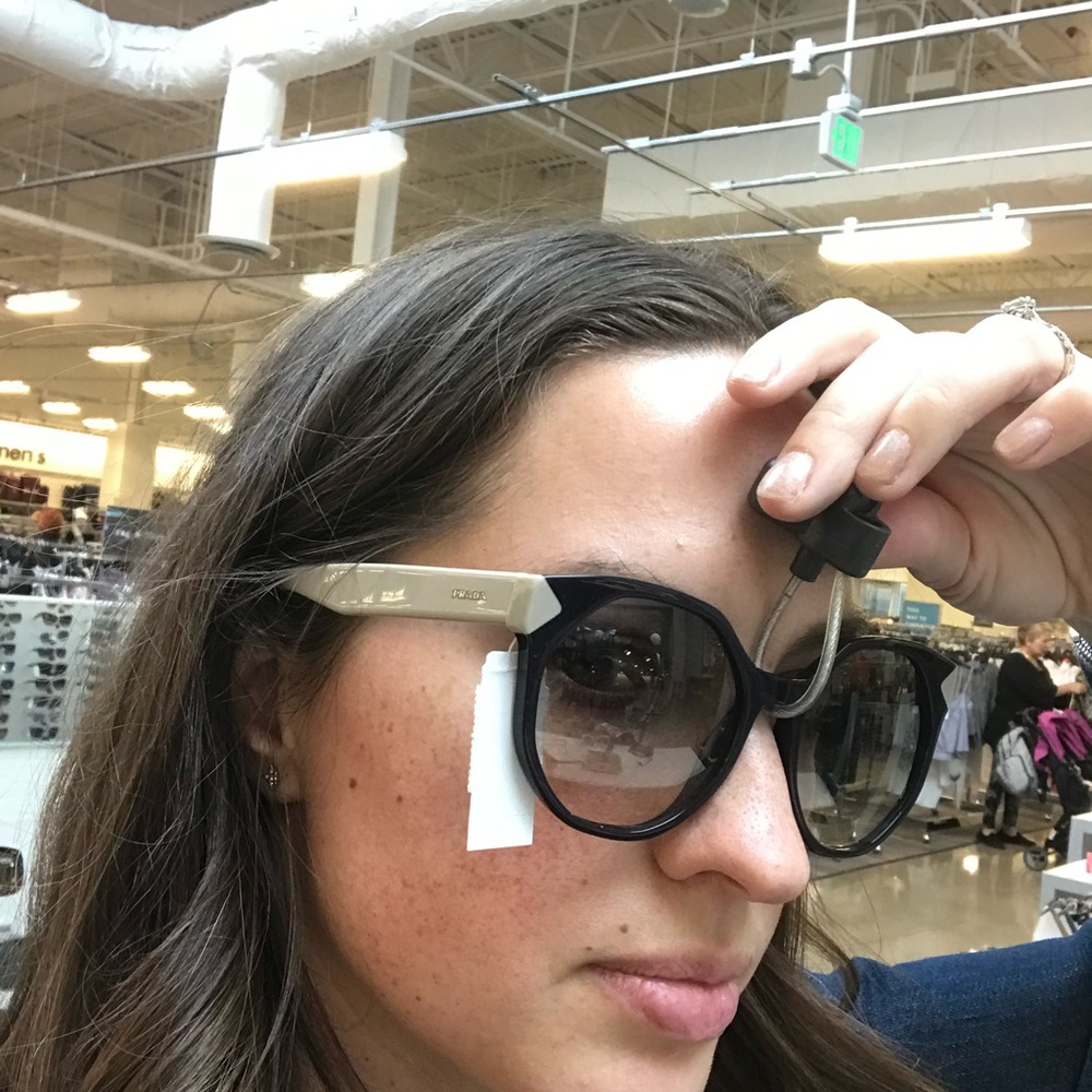 Prada Dark Purple Sunglasses for Women SPR11T - Picture 11 of 15